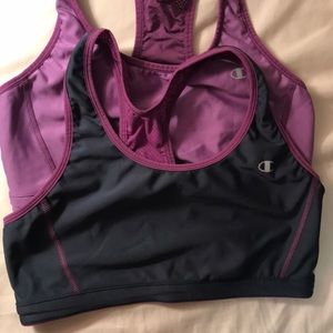 Champion Reversible Sports Bras, Size M (2)